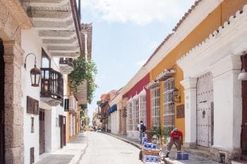 Una calle de Cartagena